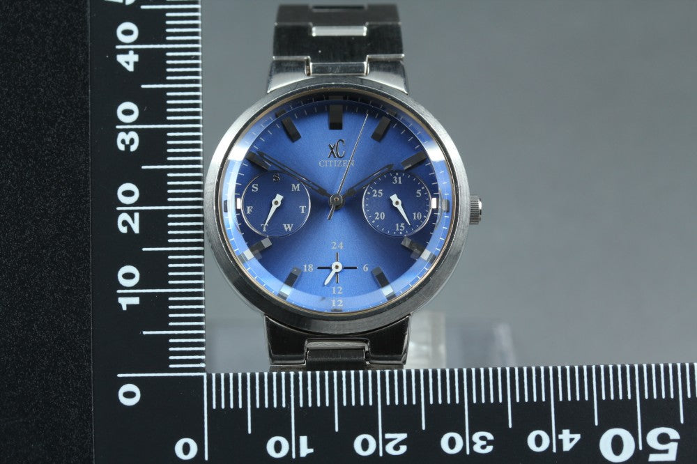 Near MINT CITIZEN XC 6329-H07812 Blue Quartz 31mm Ladies Watch