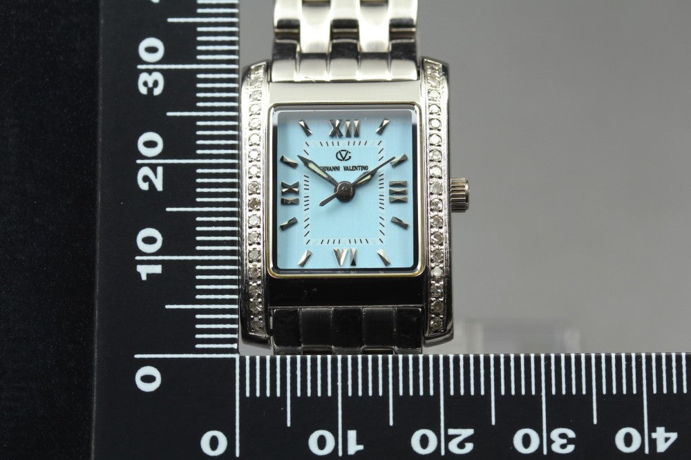 Near MINT Giovanni Valentino 3800L Blue Quartz 21.2mm Unisex Watch