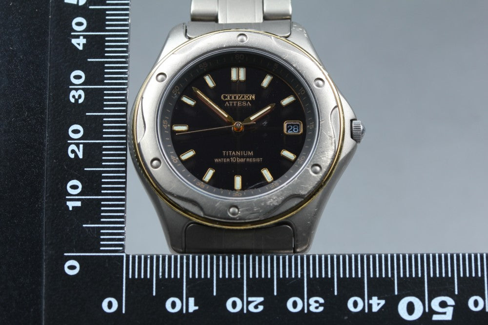 CITIZEN ATTESA 7875-H01229 Black Solar 39mm Men's Watch