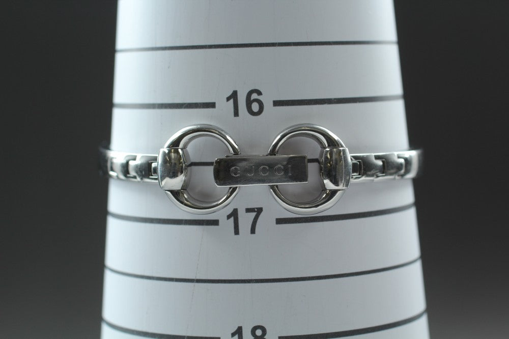 Near MINT GUCCI 127.5 Black Quartz 14mm Ladies Watch