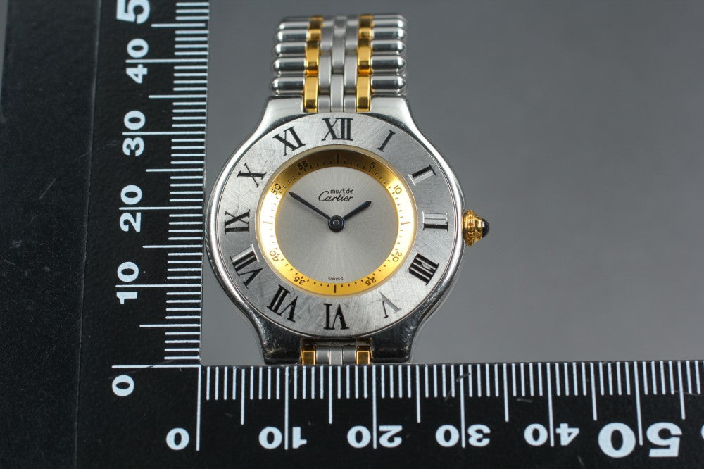 Cartier Must De Cartier 21 Vantian 1330 Silver Quartz 31.3mm Unisex Watch – photo 11