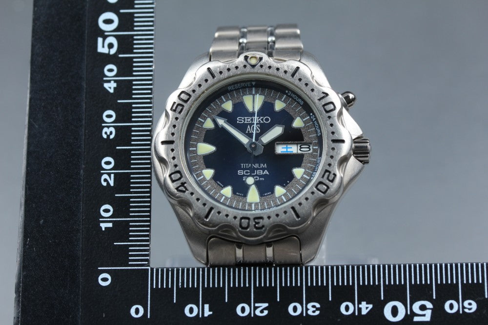 SEIKO Scuba 5M23-6B40 Blue Quartz 41.8mm Men's Watch