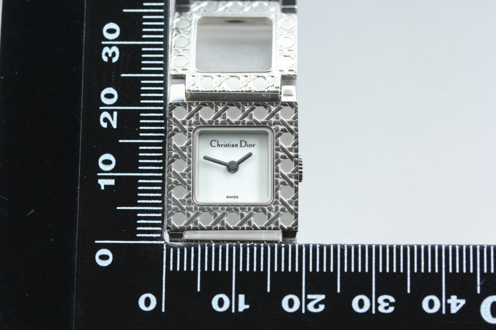 Near MINT Christian Dior La Parisienne D60-109 White Quartz 5.7mm Ladies Watch