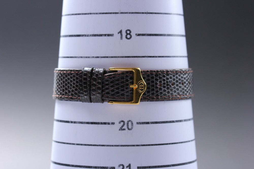 Near MINT GUCCI 3000.2.M Gold Quartz 33mm Men's Watch