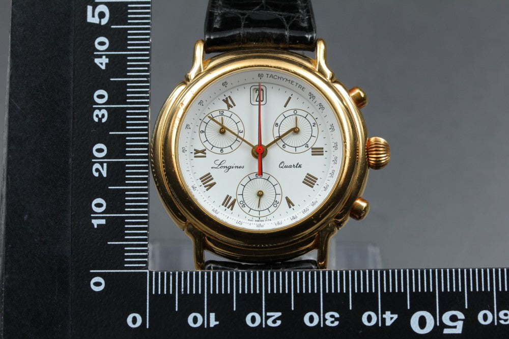 LONGINES Grand Classic 7174 White Quartz 39mm Men's Watch