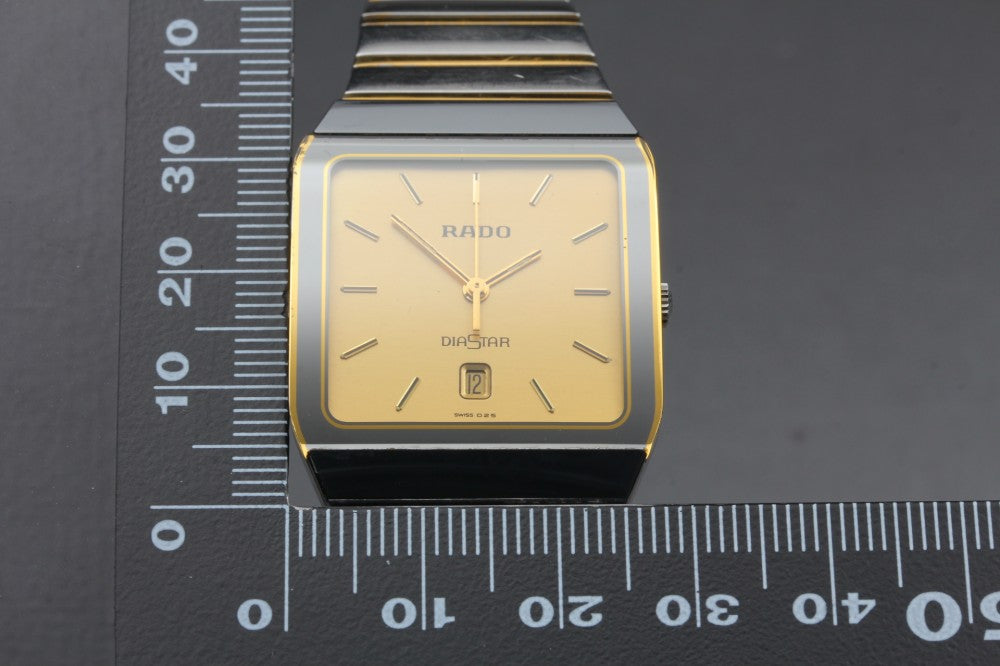 RADO Diastar 129.0266.3 Gold Quartz 28mm Men's Watch