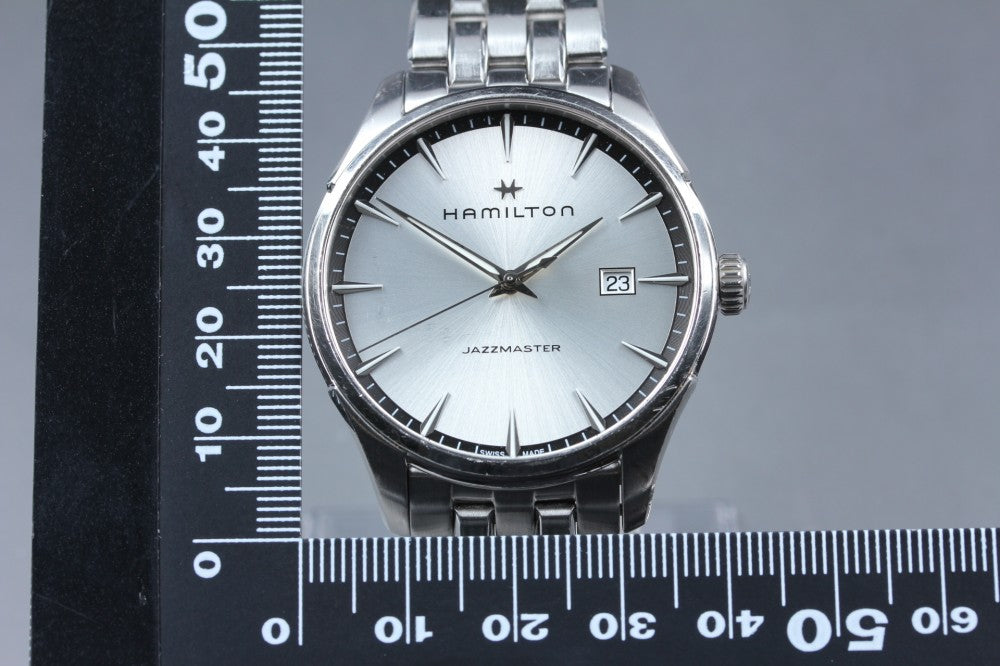 HAMILTON Jazzmaster H324510 Silver Quartz 39.6mm Men's Watch