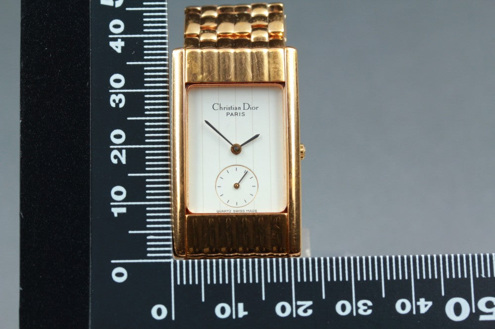 Christian Dior 55.142.1 White Quartz 21.6mm Ladies Watch