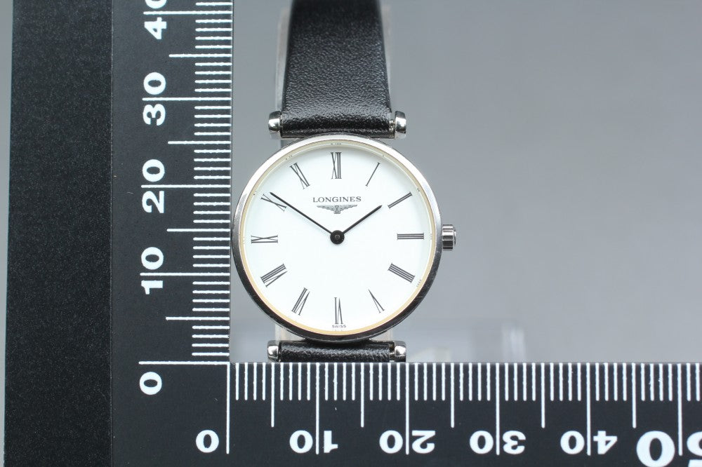 Near MINT LONGINES Grand Classic L4 209 4 White Quartz 24mm Ladies Watch