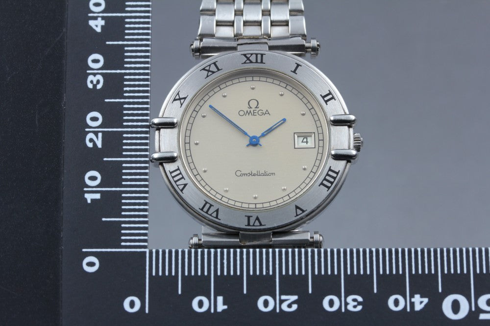 Near MINT OMEGA Constellation 196.0360 Cal.1379 Silver Quartz 32.5mm Men's Watch