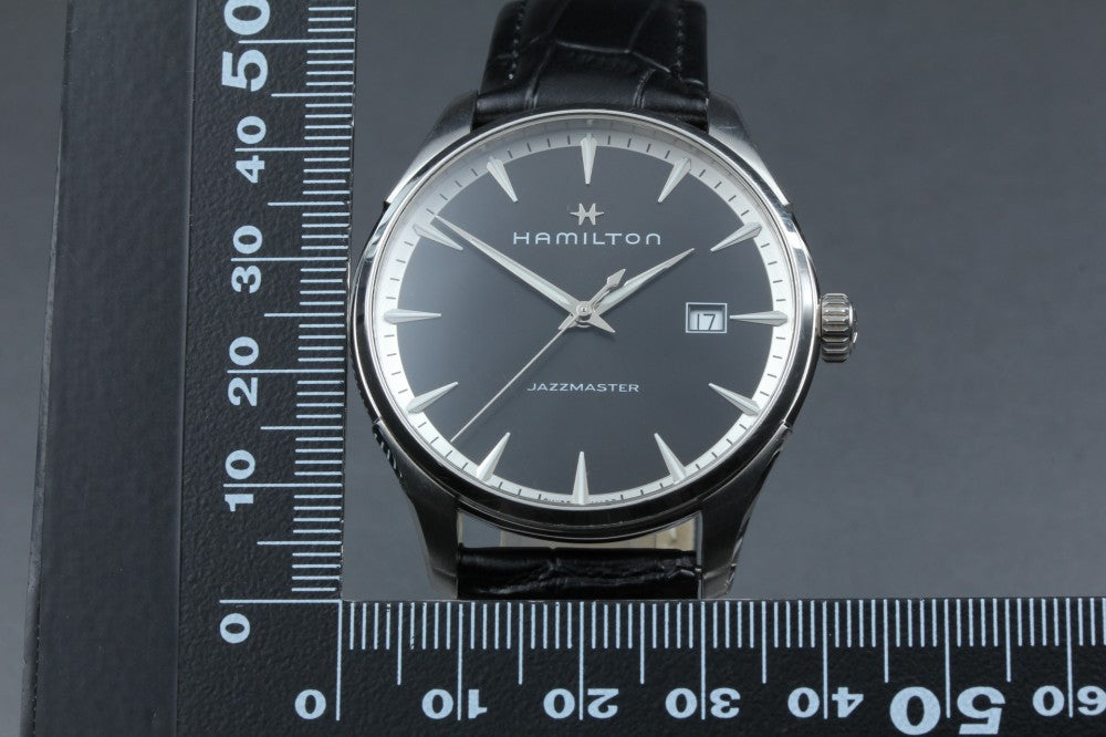HAMILTON Jazzmaster H324510 Black Quartz 40mm Men's Watch