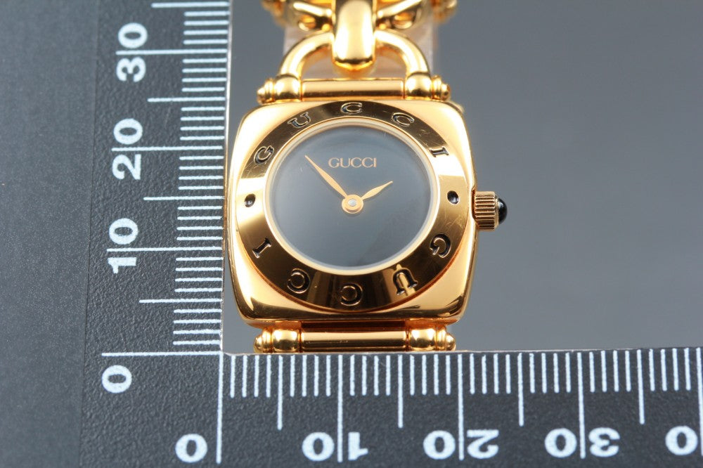 GUCCI 6400L Black Quartz 22mm Ladies Watch