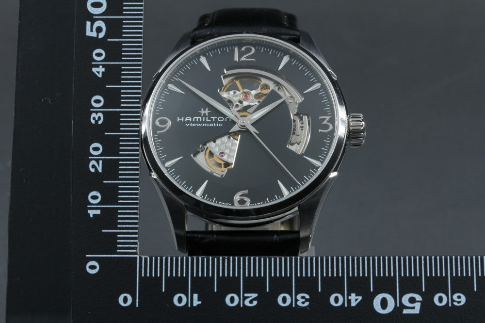 Near MINT HAMILTON Jazzmaster H327050 Black Auto 41.2mm Men's Watch
