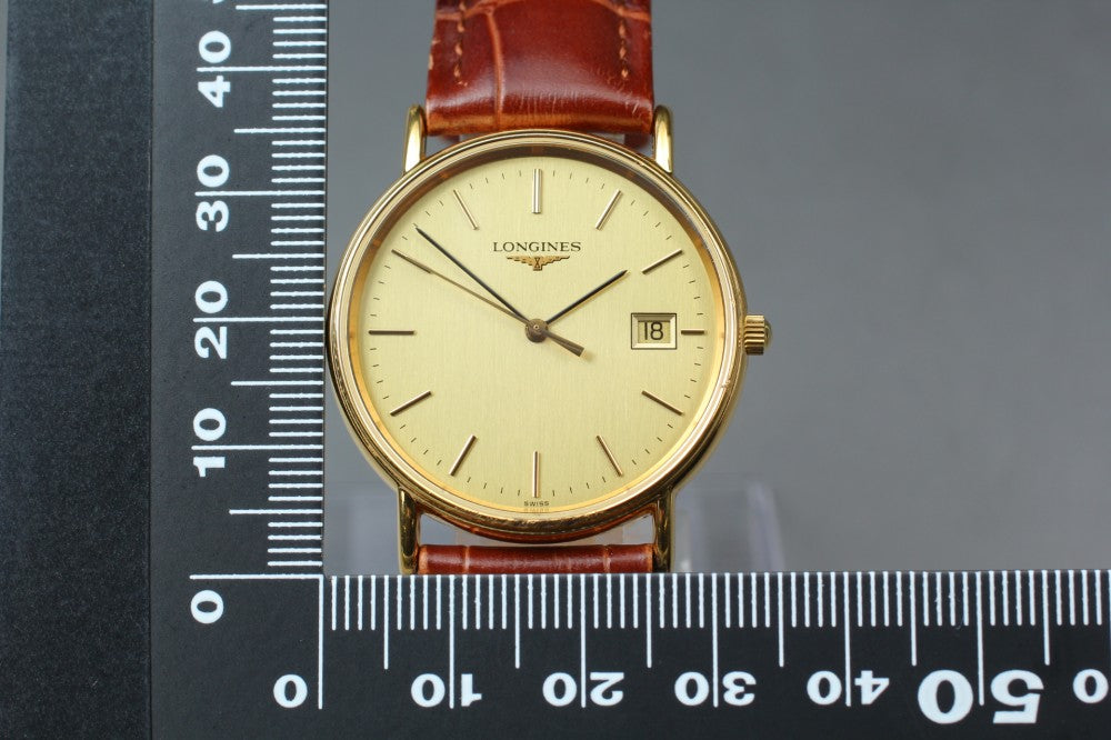 LONGINES Grand Classic L4.636.2 Gold Quartz 32.6mm Men's Watch