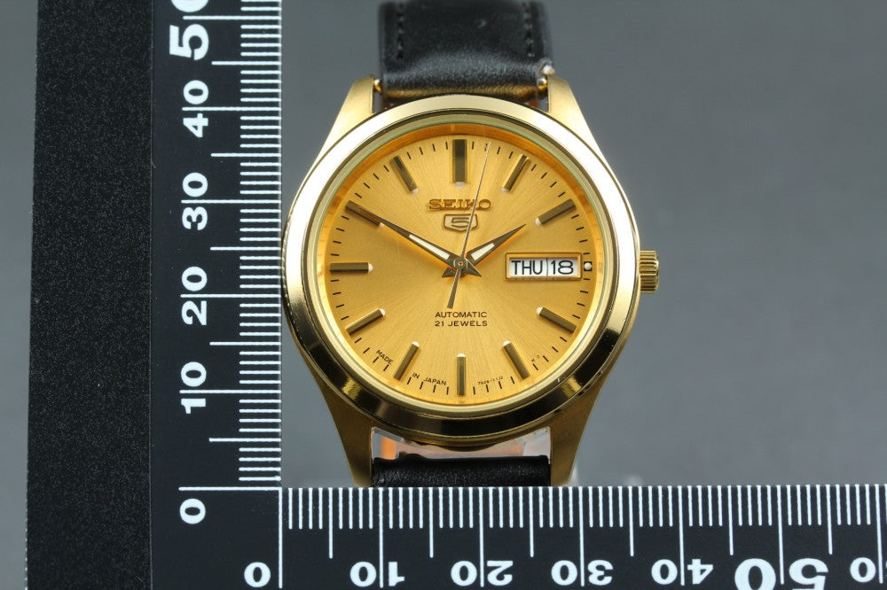 SEIKO Seiko 5 7S26-03W0 Gold Auto 36.2mm Men's Watch