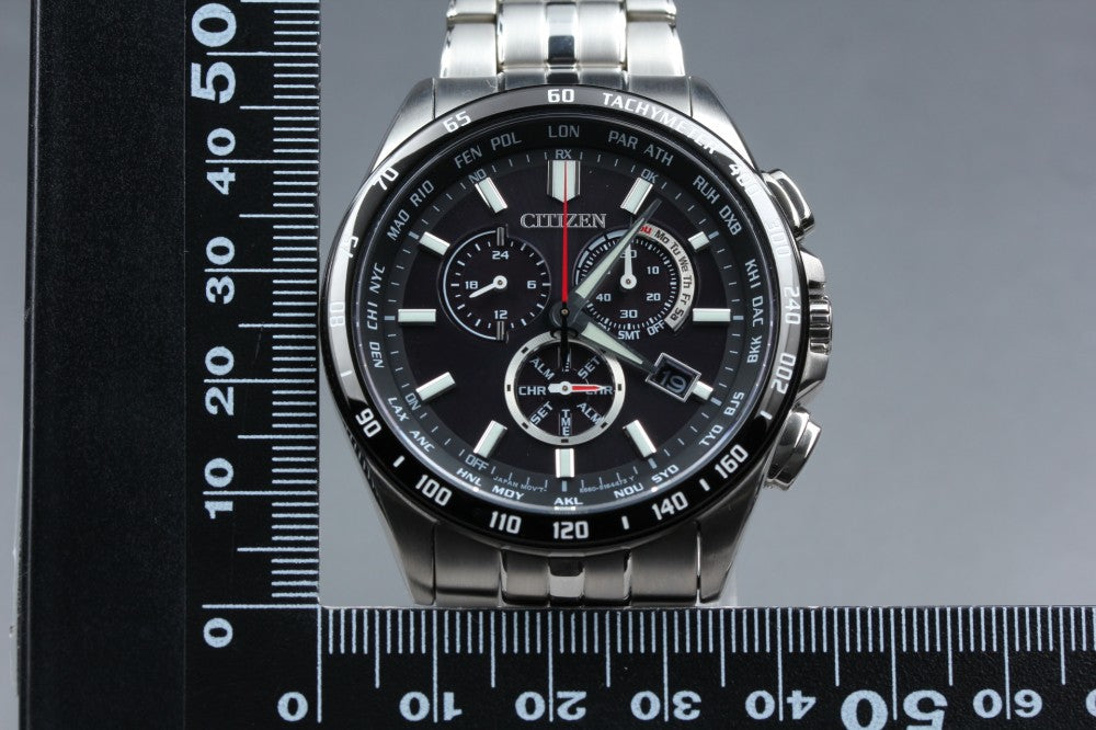 MINT CITIZEN Eco Drive E660-S119936 Black Solar 42.7mm Men's Watch