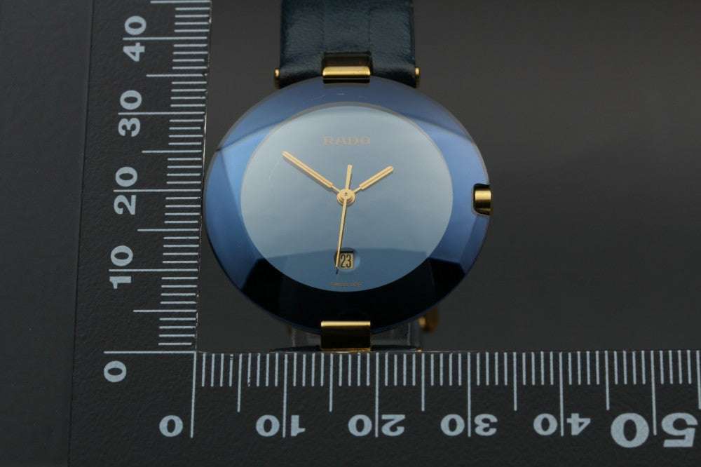 RADO Coupole 129.4075.4N Black Quartz 32.4mm Men's Watch