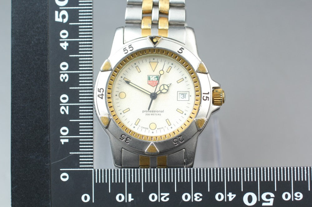 TAG Heuer 1500 Professional 955.713 White Quartz 36.8mm Men's Watch
