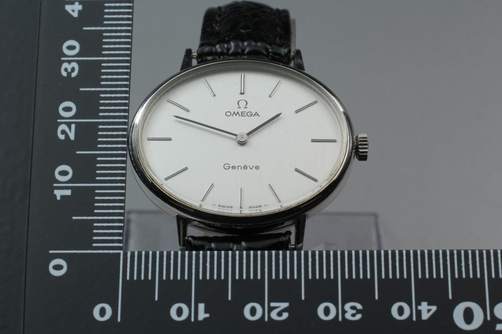 Near MINT OMEGA Geneve 511.417 Cal.620 Silver Manual 32.6mm Unisex Watch 1971