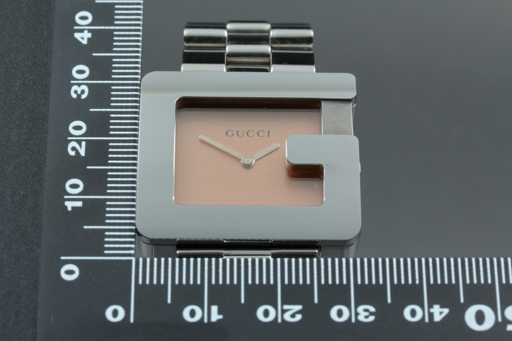 Near MINT GUCCI 3600M Pink Quartz 31.5mm Men's Watch