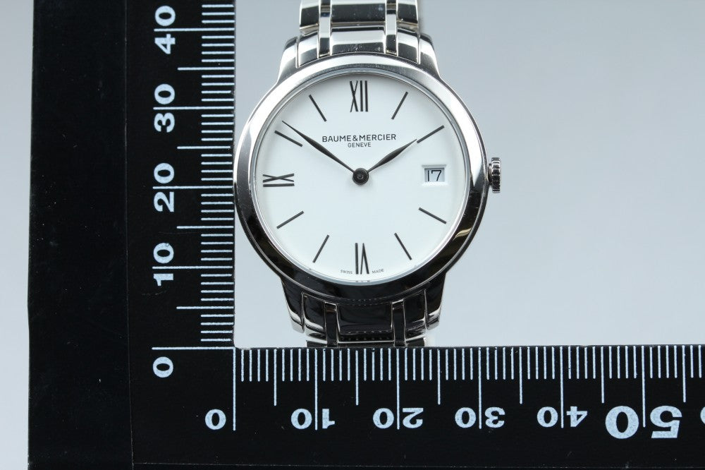 Near MINT Baume&Mercier Classima 65808 White Quartz 30.8mm Unisex Watch
