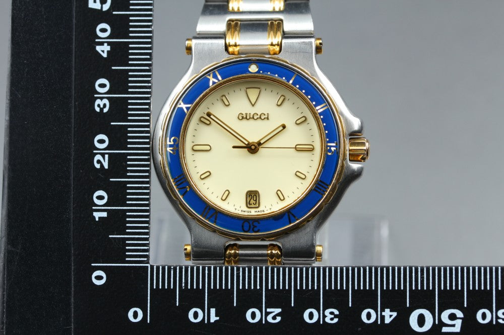Near MINT GUCCI 9700M Quartz 36mm Men's Watch