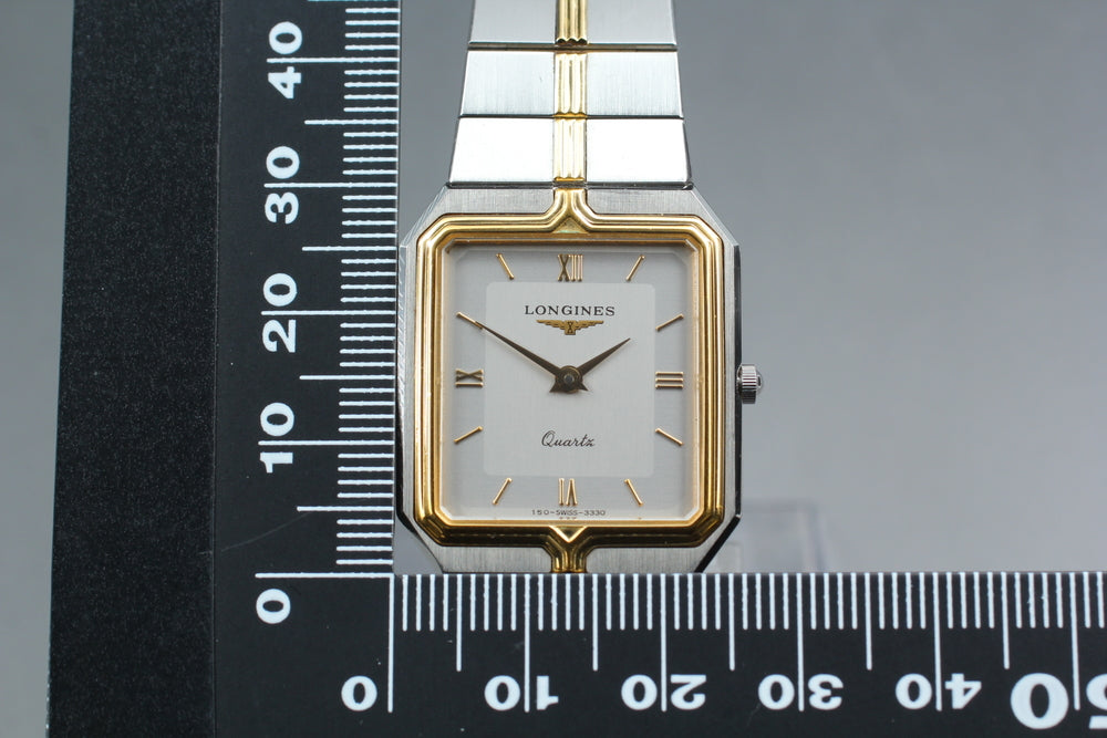 Near MINT LONGINES Flagship 150 3330 Silver Quartz 25.7mm Men's Watch – photo 16
