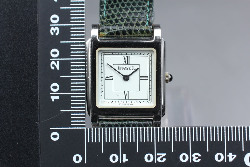 TIFFANY&Co. Classic Square White Quartz 22.9mm Ladies Watch