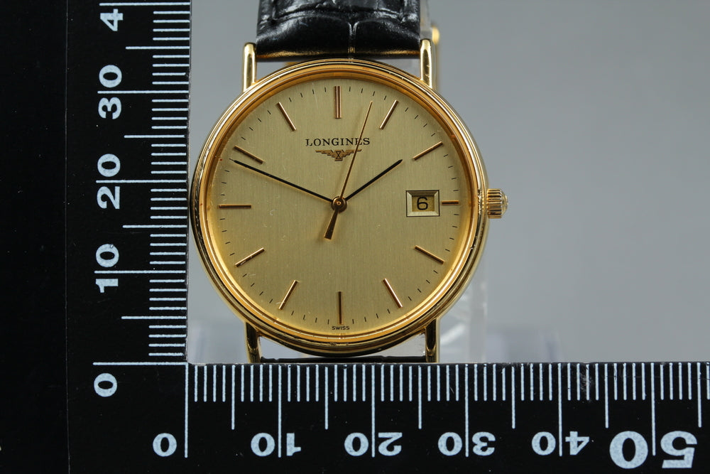 LONGINES Grand Classic L4.720.2 Gold Quartz 32.3mm Men's Watch