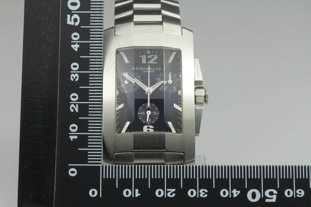 Near MINT Dunhill Dunhillion 8033 Black Quartz 29mm Men's Watch
