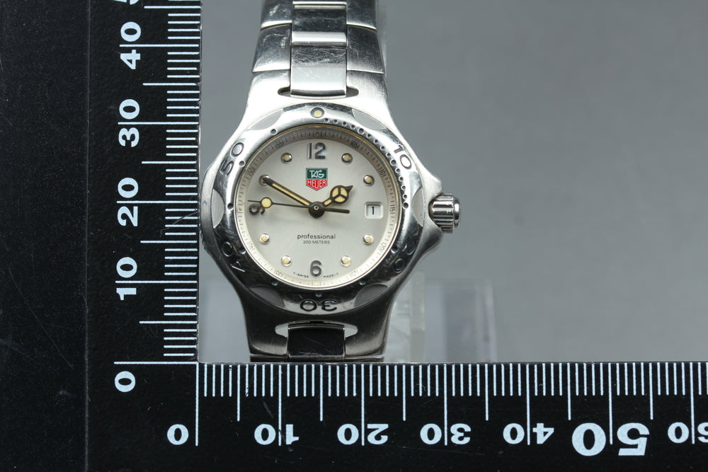 Near MINT TAG Heuer Kylium WL1314 Silver Quartz 27.2mm Ladies Watch