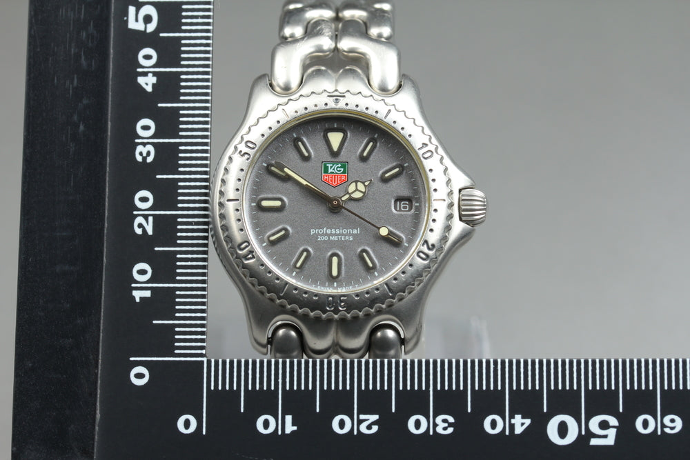 Near MINT TAG Heuer S/el S99.213K Grey Quartz 33mm Unisex Watch