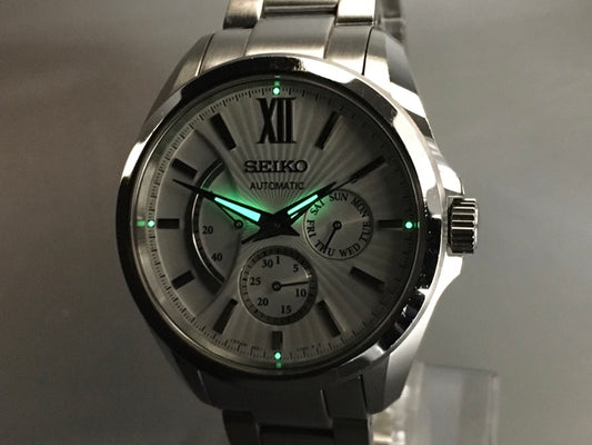 Near MINT SEIKO Presage SARW021/6R21-00W0 White Auto 40mm Men's Watch