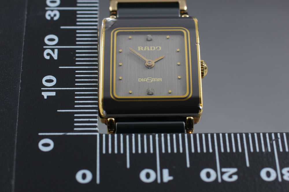 RADO DiaStar 153.0283.3N Black Quartz 18mm Ladies Watch