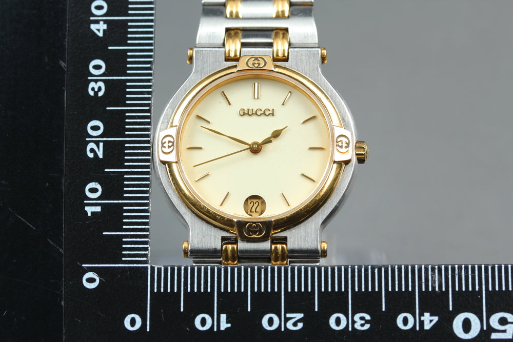 Near MINT GUCCI 9000M Quartz 31mm Men's Watch