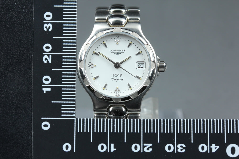 Near MINT LONGINES Conquest L1.113.4 Quartz 25mm Ladies Watch