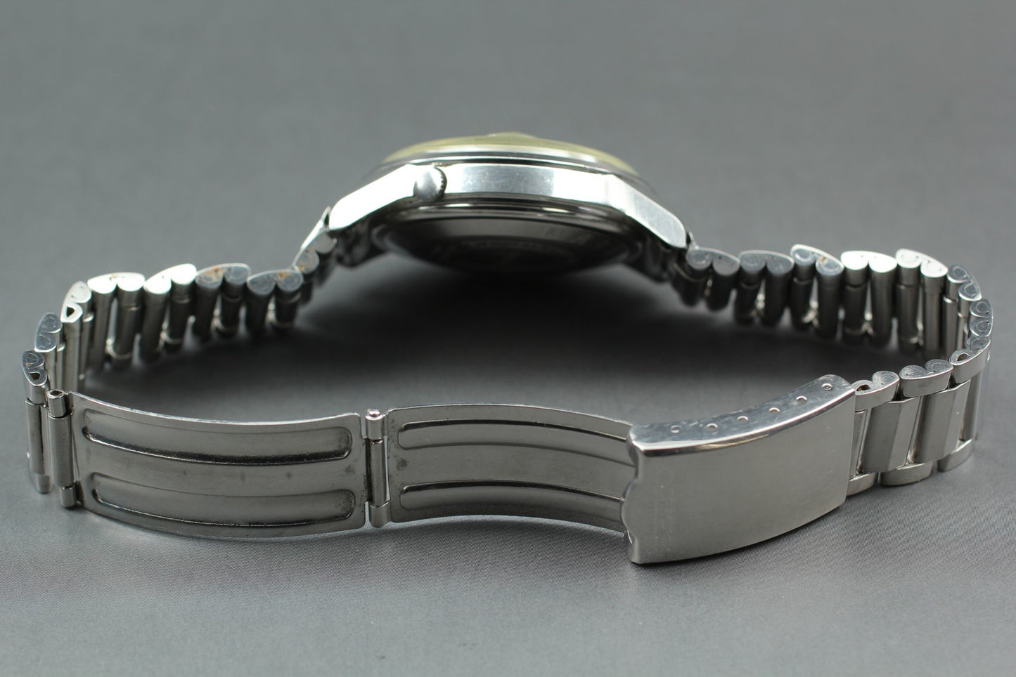 1968 N MINT SEIKO Sportsmatic 7625-8263 Silver 17J Manual 36mm Men's Watch JAPAN