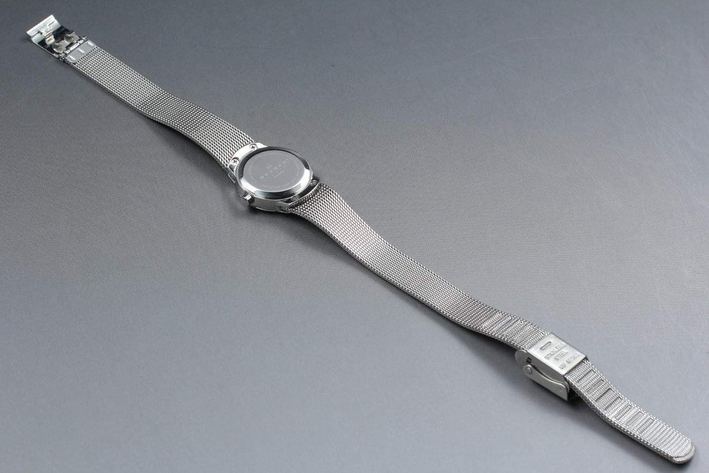 Near MINT Skagen J502XSSMP 8P Diamond Pink Shell Dial Steel Quartz JDM Watch