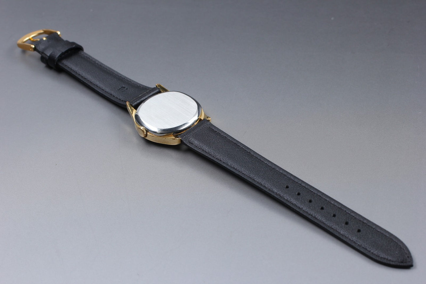 Exc+5 Vintge Che Tissot & Fils Black Roman Dial 17J Manual Wind 30mm Watch JAPAN