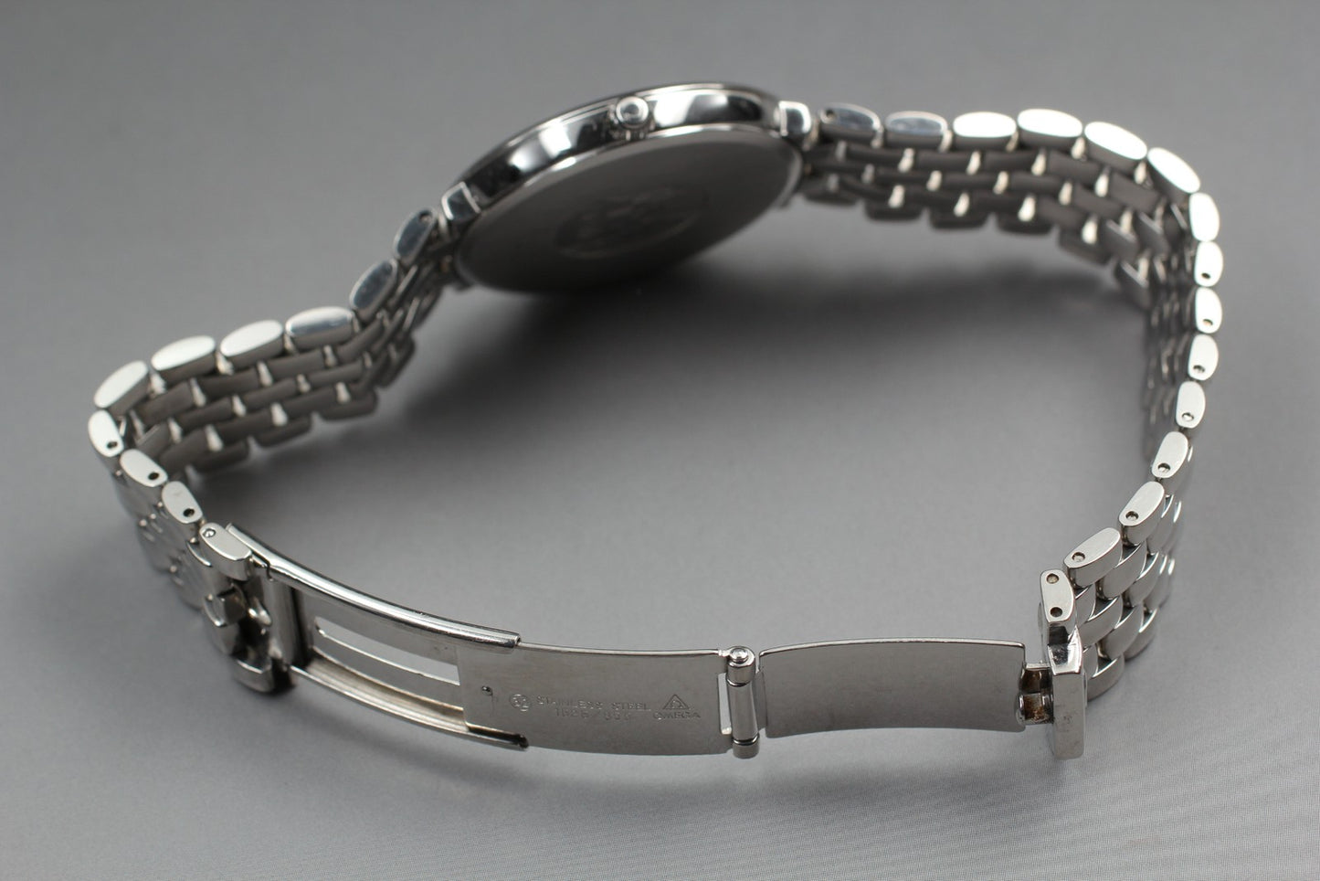 Near MINT OMEGA De Ville Prestige 396.2532 Cal.1532 Date Quartz 33mm Men's Watch