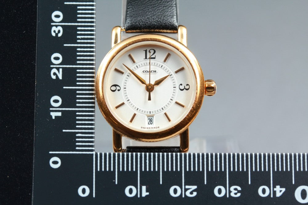 Coach W005 Silver Quartz 25mm Ladies Watch