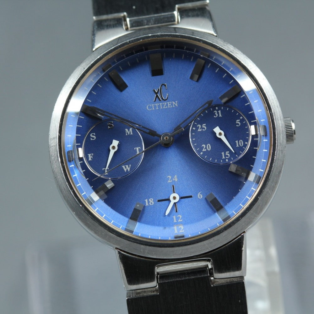 Near MINT CITIZEN XC 6329-H07812 Blue Quartz 31mm Ladies Watch
