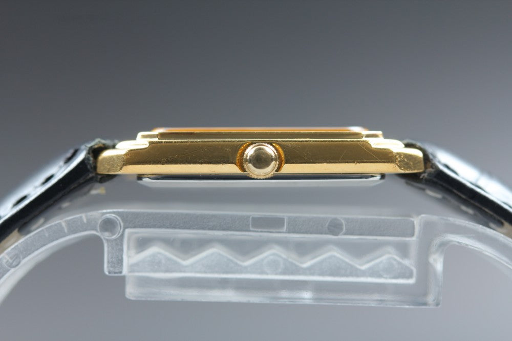 SEIKO 7321-5370 Gold Quartz 18.7mm Ladies Watch 1985