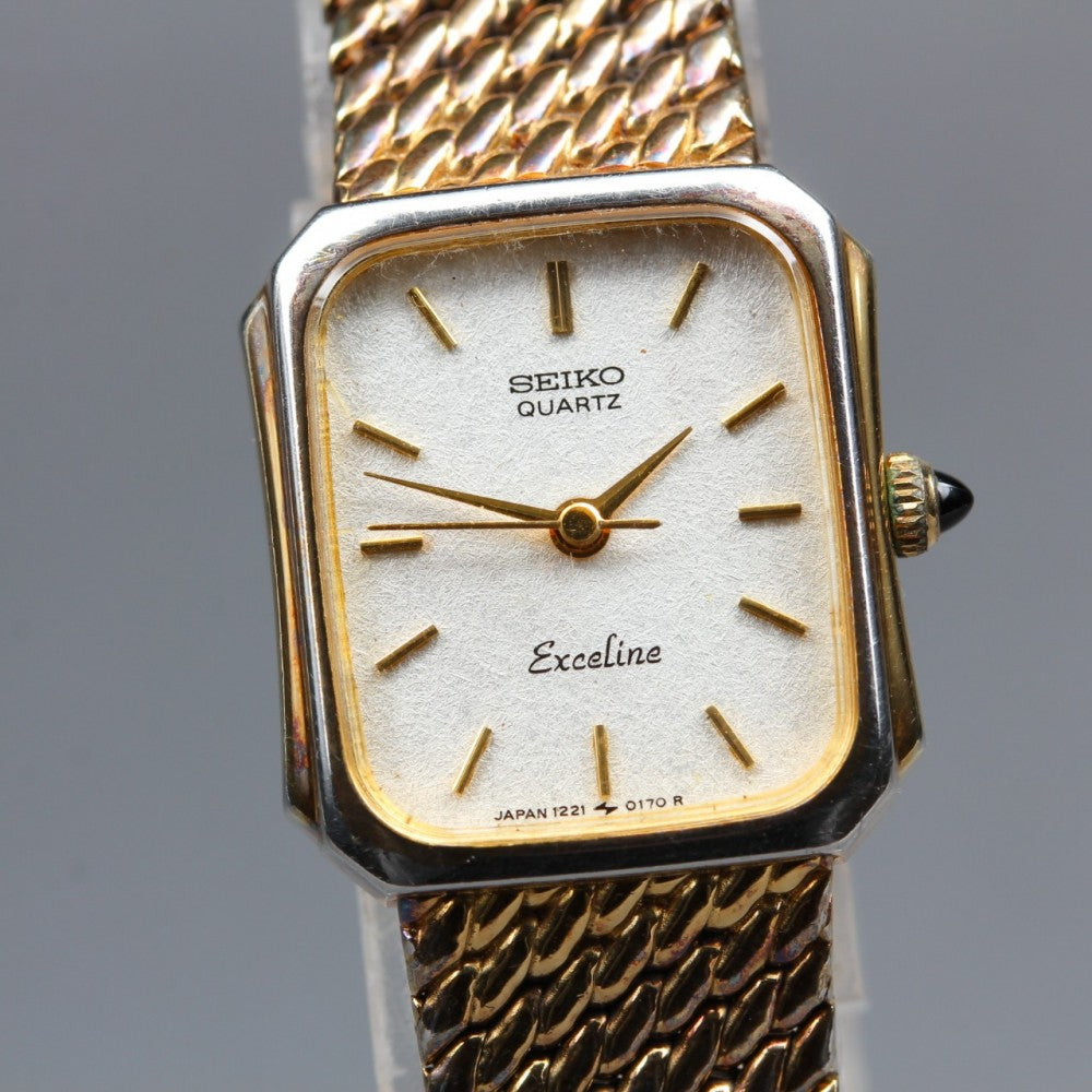 SEIKO Exceline 1221‑5090 Silver Quartz 18mm Ladies Watch