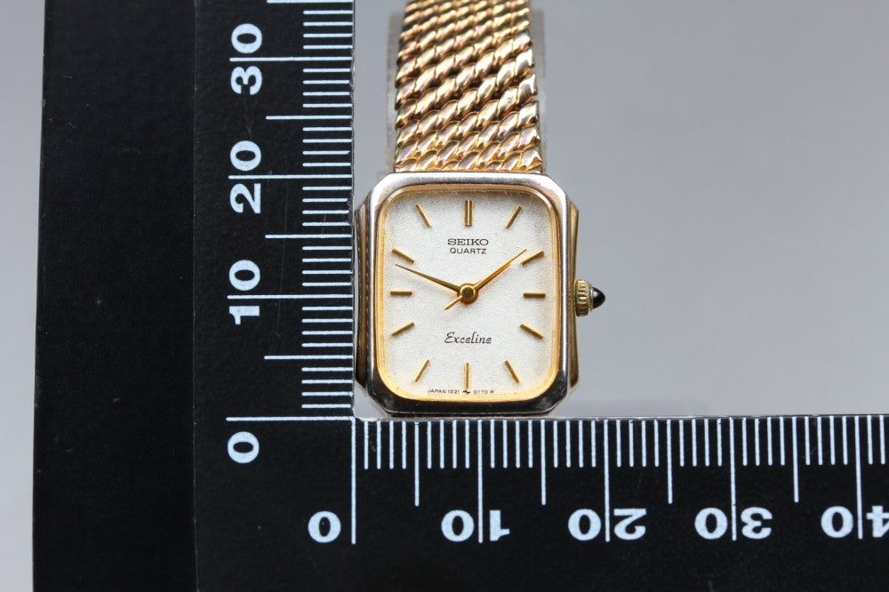 SEIKO Exceline 1221‑5090 Silver Quartz 18mm Ladies Watch