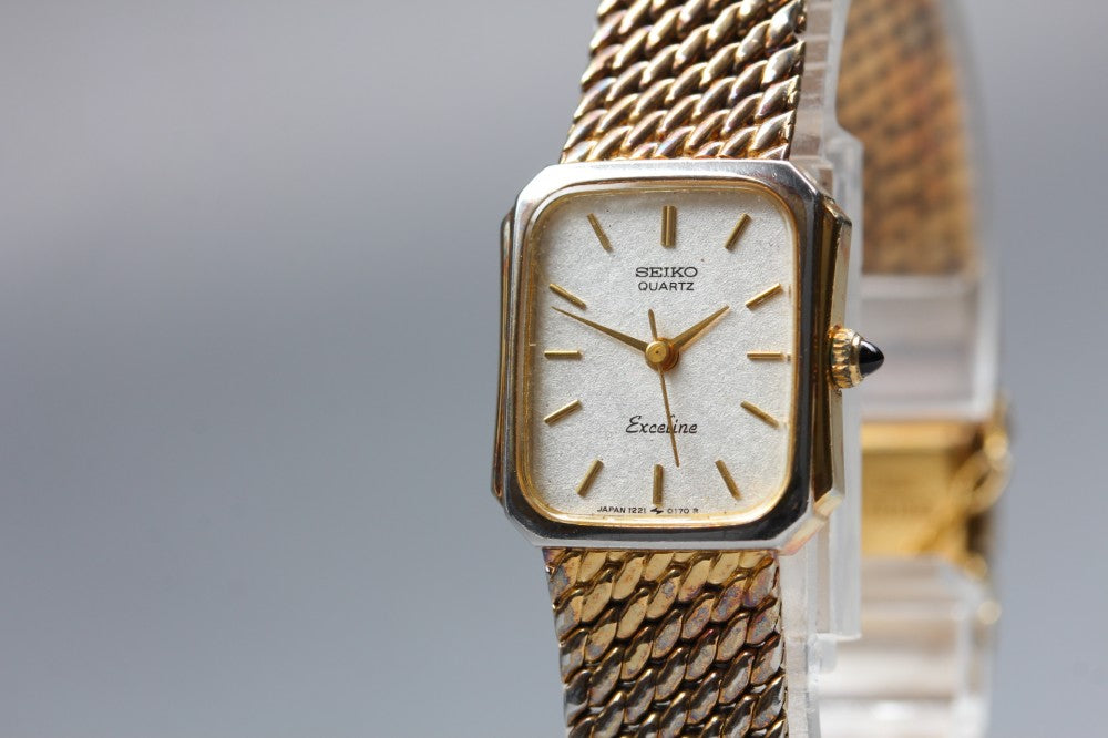 SEIKO Exceline 1221‑5090 Silver Quartz 18mm Ladies Watch