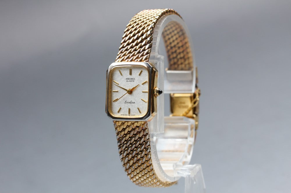 SEIKO Exceline 1221‑5090 Silver Quartz 18mm Ladies Watch
