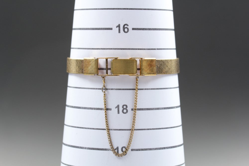 SEIKO Bracelet 1421-5530 Gold Quartz 17mm Ladies Watch 1982