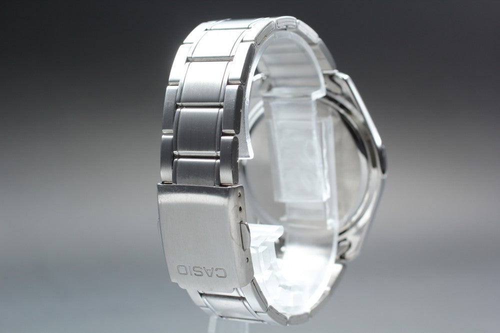 Near MINT CASIO MTP-1244 Black Quartz 41mm Men's Watch