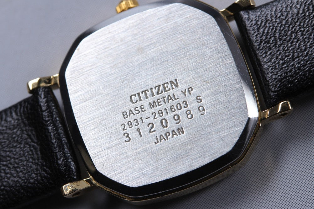 Near MINT CITIZEN 2931-291603 Gold Quartz 22.7mm Ladies Watch 1993